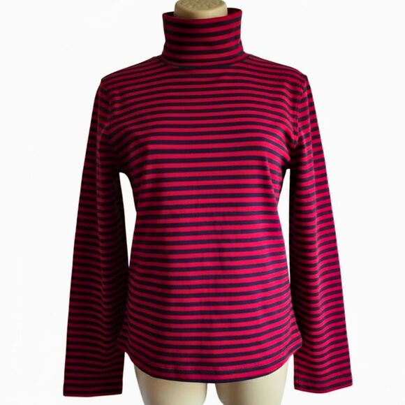 NWT BROOKS BROTHERS Red Navy Turtleneck Preppy M - Picture 2 of 10